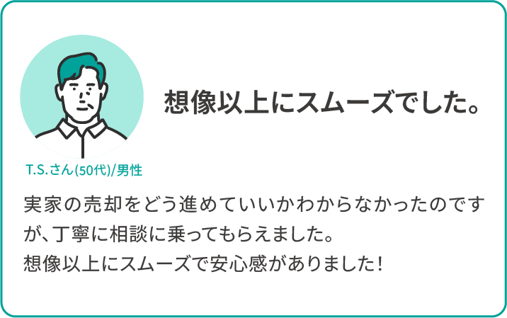 想像以上にスムーズでした。